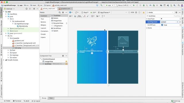 Create Simple Screen in Android Studio | Android Studio смотреть онлайн