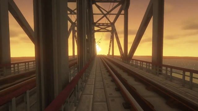 ВЛ8 и 2ТЕ116 с ЭДК2000 проезжает мост смотреть онлайн