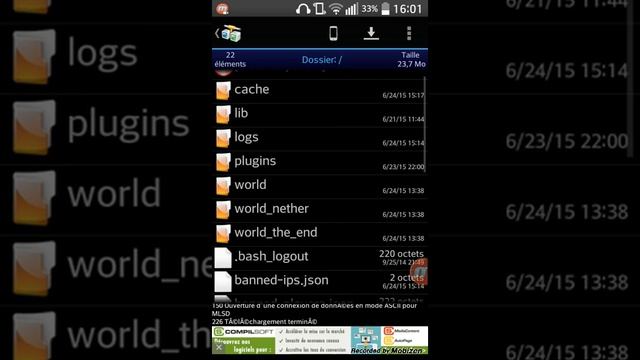 Comment avoir le Ftp de son serveur sur android смотреть онлайн
