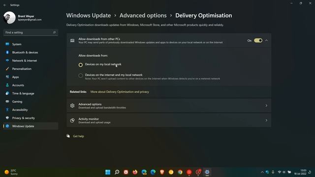 How to turn Off Delivery optimization on Windows 11 смотреть онлайн