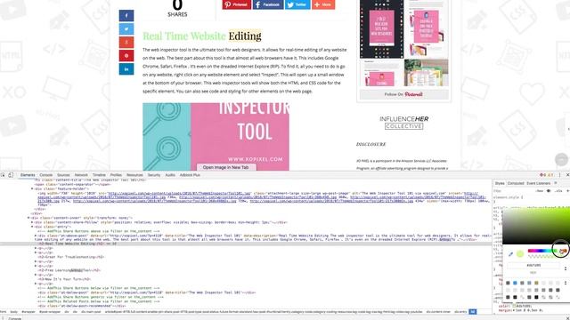 The Web Inspector Tool 101 | XO PIXEL смотреть онлайн