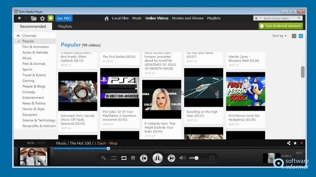 Trying out Rich Media Player смотреть онлайн