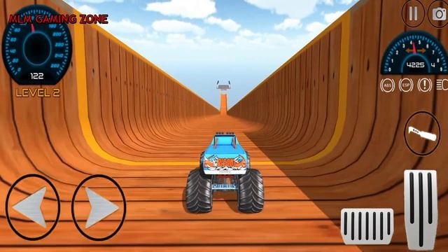 Monster Truck Race - Car Racing - Impossible Monster Extreme Driving Games - Android Gameplay #15 смотреть онлайн