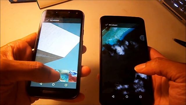 Android 5.1.1 vs Android 6.0 wallpapers смотреть онлайн