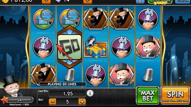 Android Gameplay: Monopoly Slots смотреть онлайн