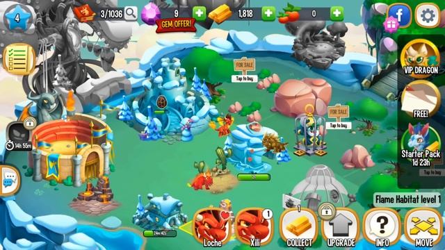 Dragon City - Walkthrough Part 1 - Android iOS Gameplay HD смотреть онлайн
