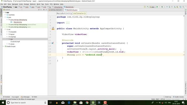 Video View In Android Studio | Android App Development For Beginners смотреть онлайн