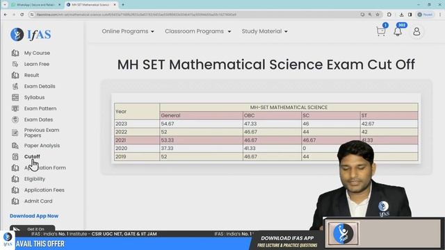 SAFE SCORE TO CRACK MH SET 2024 | TARGET MH-SET 2024 | MATHEMATICAL SCIENCE | IFAS смотреть онлайн