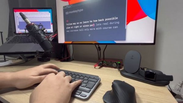 Logitech Mx Keys Mini - Typing Sound Test