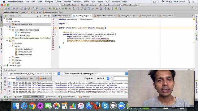 Learn How to Enable Up Navigation Button in Your App смотреть онлайн