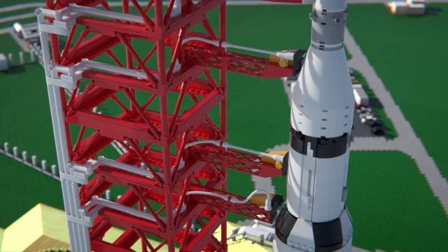 LEGO® 21309 NASA Apollo Saturn V Teaser смотреть онлайн