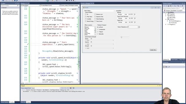 C# avatar maker app 06 How to use a number picker смотреть онлайн