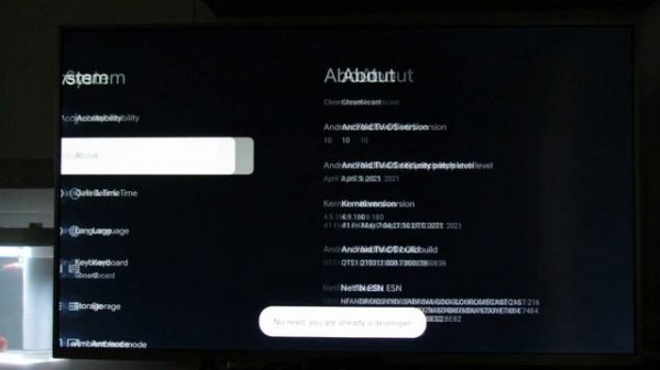 Chromecast GZRNL With Google TV User Interface, Application, Settings and Options