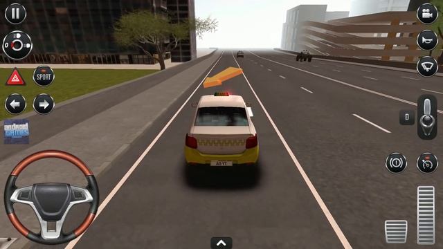 Big Cities Taxi Driver Simulator - Mercedes VAN and Small Sedan - Android Gameplay смотреть онлайн