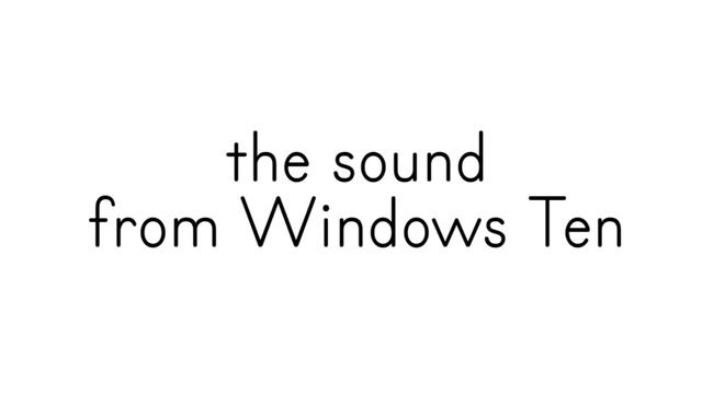 Windows Ten Chord/Windows 98 Error Sound смотреть онлайн