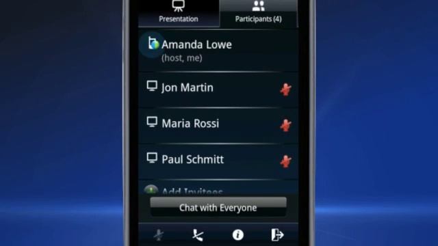 Cisco WebEx on Android v1.0 смотреть онлайн