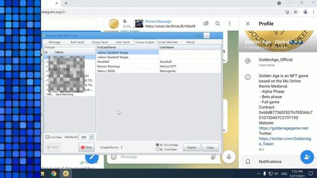 Telegram Bot Bulk Send/Scraper/Invite #telegramscapermember#telegramscraper#telegramadd #telegram смотреть онлайн