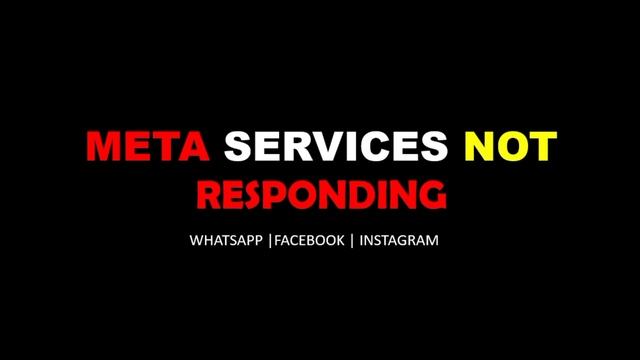 FIXED!!! META SERVICES NOT RESPONDING FOR WHATSAPP | INSTAGRAM | FACEBOOK смотреть онлайн