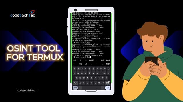 OSINT Tool Installation | Android Device Penetration Testing | Using Termux | Codetechlab | Day-9 смотреть онлайн