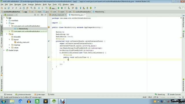 Android Tutorial for beginners 6 # RadioButton basic Example (PART 1) смотреть онлайн