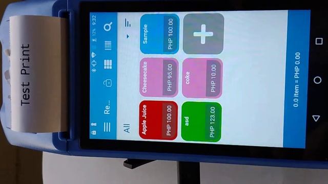 KaHero POS on Android Mobile POS Thermal Printer смотреть онлайн