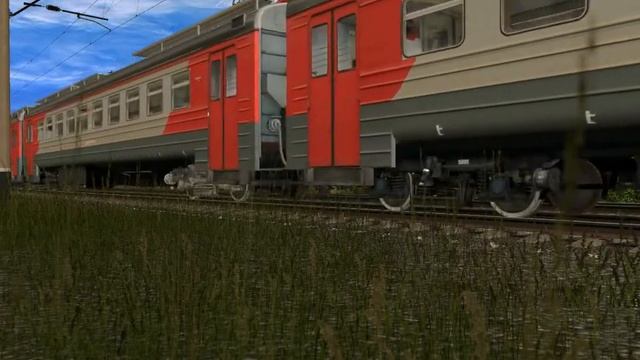 По нейтральной вставке ЭД9м 192 в Trainz на маршруте Степной простор смотреть онлайн