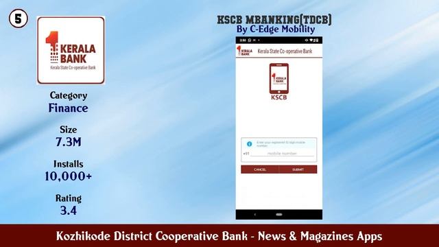 Top 10 Kozhikode District Cooperative Bank Android Apps смотреть онлайн