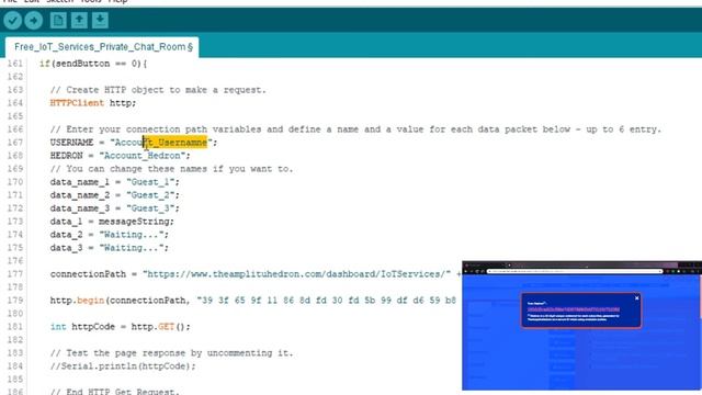 Free IoT Services | Make a Private Chat w/ ESP8266 | Serial Monitor Settings and Hedron смотреть онлайн