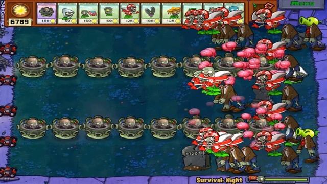 100% All GLOOM-SHROOM Plant - Plants vs Zombies Mod смотреть онлайн