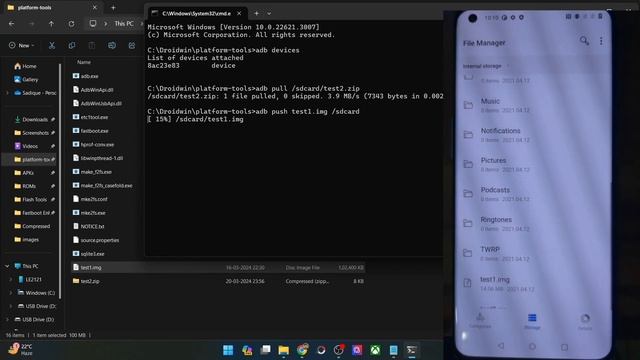 How to Transfer Files Between Phone and PC via ADB Push and Pull смотреть онлайн