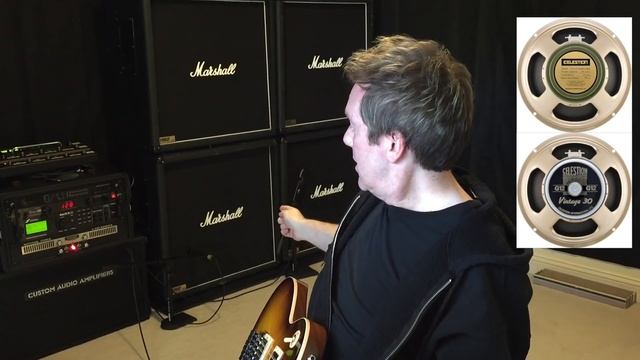 Fractal AX8 Into a Power Amp(Mesa 2:100) and Marshall Cabs with Celestion Speakers смотреть онлайн