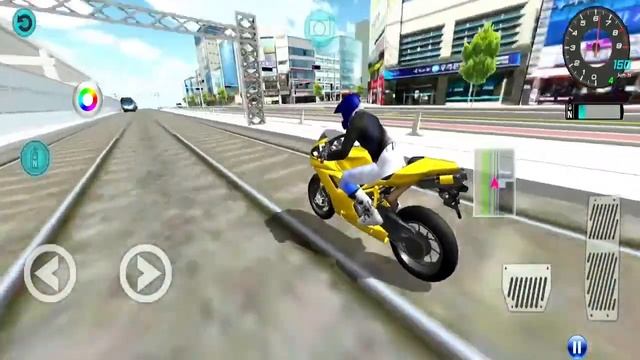 ✅3D Driving Class Simulator - Bullet Train Vs Motorbike - Bike Driving Game - Android Gameplay смотреть онлайн