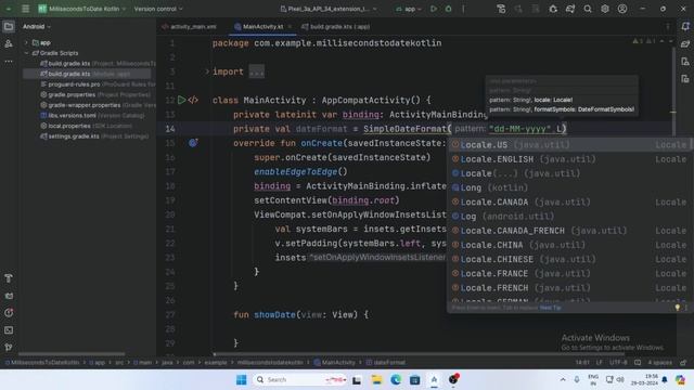 Convert Milliseconds to Date and Time | Android Studio | Kotlin 2024 смотреть онлайн