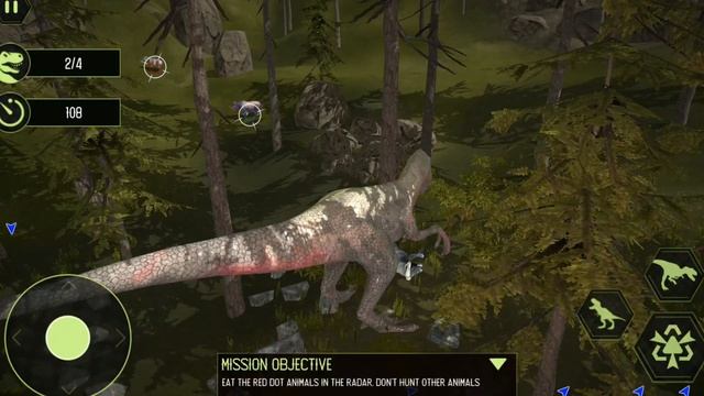 Best Dino Games - Jungle Dinosaur Simulator Android Gameplay смотреть онлайн