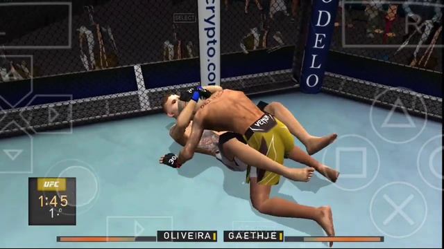 [1] Oliveira 🆚 [2] Gaetjhe 2 PPSSPPP FIGHT SIMULATION AT UFC 5 MOD ON ANDROID смотреть онлайн