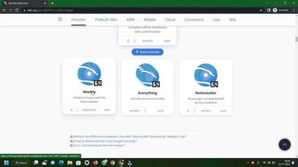 How to download kali linux iso file 2023 | kali linux iso file download 64-bit | Download kali Linu