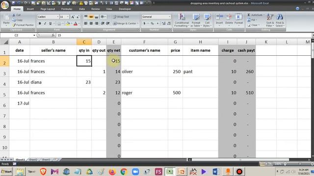 HOW TO MAKE A SIMPLIFIED INVENTORY SYSTEM MS EXCEL FOR DROPPING AREA OWNERS PT 2 #TAGALOGTUTORIAL смотреть онлайн