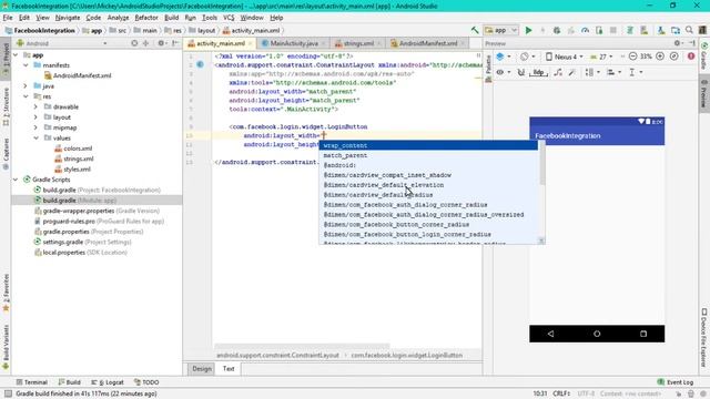 How to create Facebook integration or login using facebook in android studio смотреть онлайн