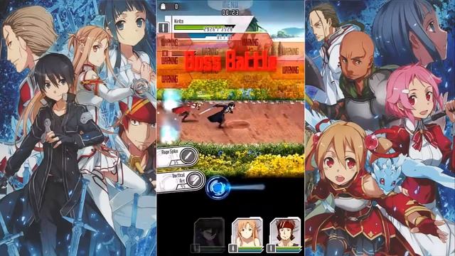 Sword Art Online Memory Defrag (Mobile) Gameplay смотреть онлайн