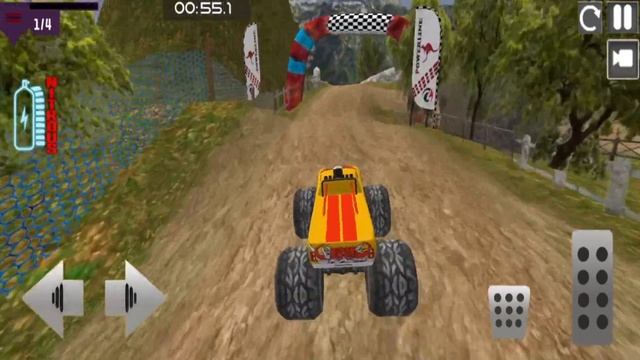 Monster Truck Ramp Stunt | Car Games Simulator • Android Gaming смотреть онлайн