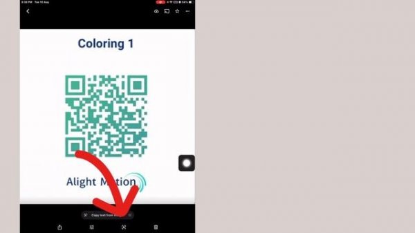 How to import alight motion QR code(iOS and android)