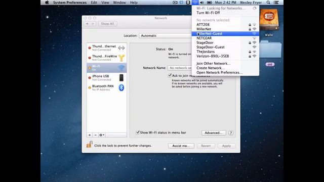 Connect to WiFi (Mac OS 10.8 Mountain Lion) смотреть онлайн