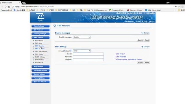 ejoin voip sms gateway RJ45 Ethernet bulk sms modem смотреть онлайн