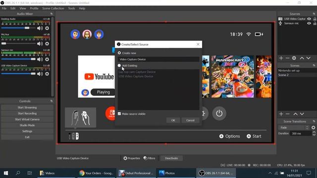 Nintendo Switch game play with camera overlay on OBS not using Elgato смотреть онлайн