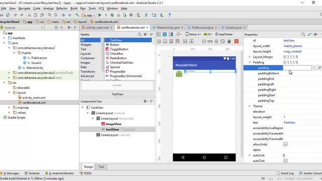 Curso de Android Studio: RecyclerView Recycler View Parte 01 смотреть онлайн