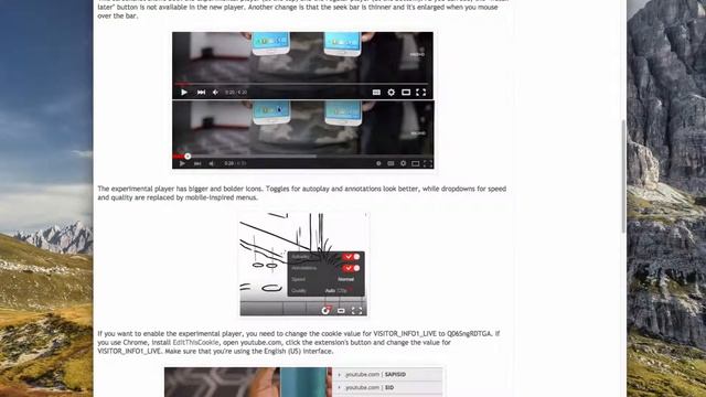 New YouTube Player View смотреть онлайн