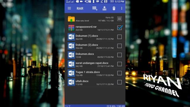 Membuka Rar yang di password dengan android смотреть онлайн