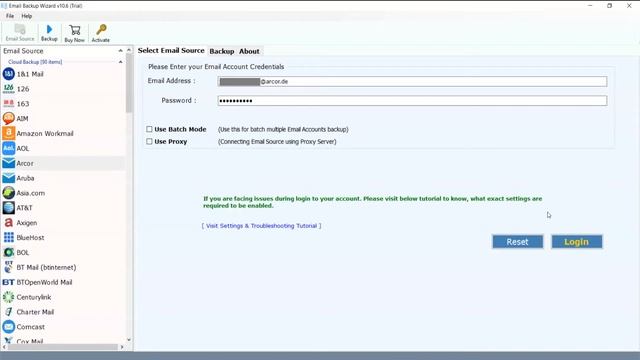 How to Backup Arcor.de (Arcor) Email Accounts - Download Arcor Webmail Email Messages in Batch смотреть онлайн