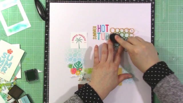 Hot Tub | Scrapbook Process Video | Jen Schow | Hip Kit Club смотреть онлайн