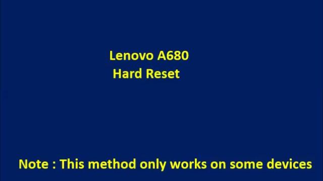 How to Hard Reset Lenovo A680 and Forgot Password Recovery, Factory Reset смотреть онлайн